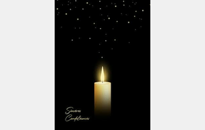 CONDOLEANCES