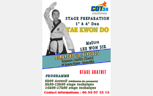 Stage de préparation Dan CDT 34