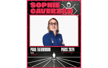 SOPHIE CAVERZAN SELECTIONNEE AUX JEUX PARALYMPIQUES