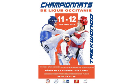 PODIUMS DES CHAMPIONNATS DE LIGUE CADETS, JUNIORS, SENIORS ET MASTERS DU 11 JANVIER 2025 A MONTPELLIER